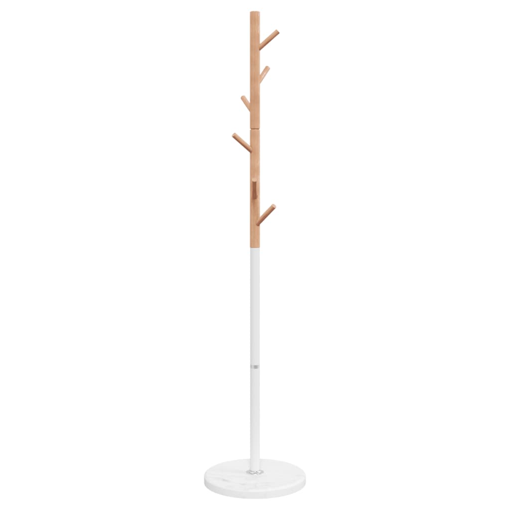 Clothes Rack White 172 cm Powder-Coated Iron