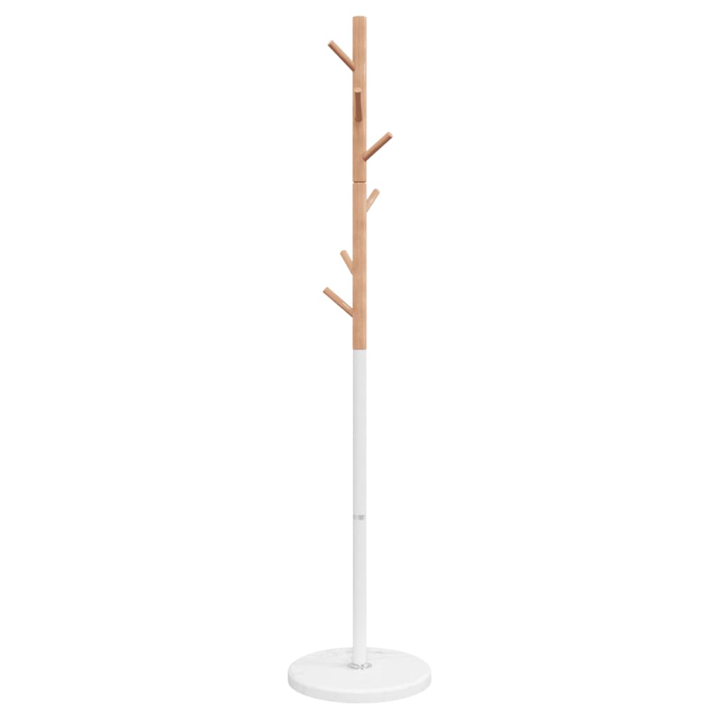 Clothes Rack White 172 cm Powder-Coated Iron