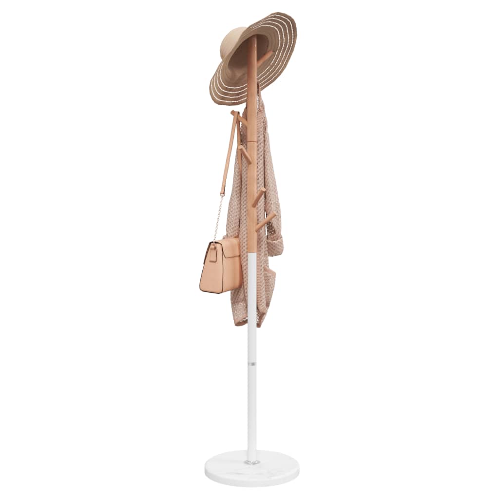 Clothes Rack White 172 cm Powder-Coated Iron