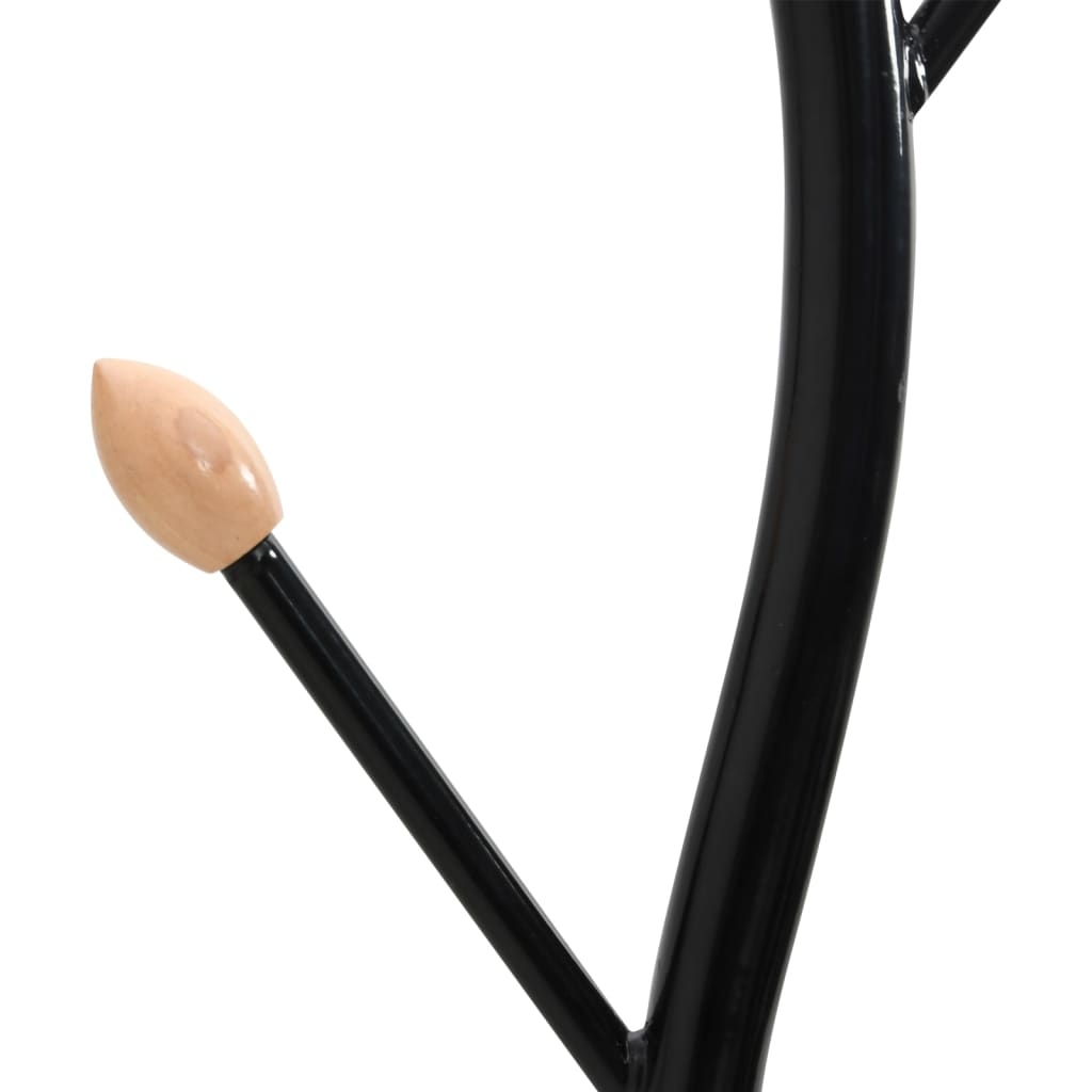 Clothes Rack Black 177 cm Powder-Coated Iron