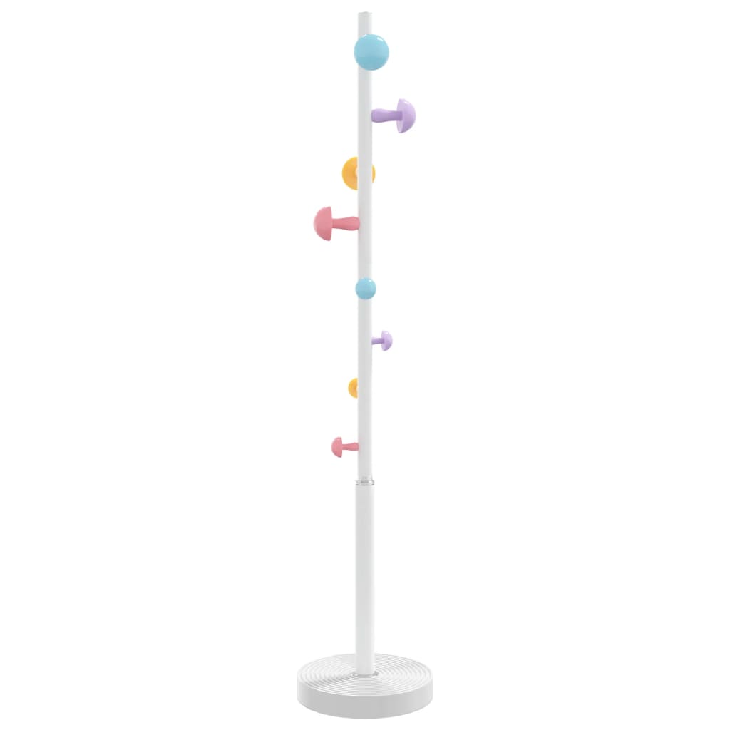 Clothes Rack White 172 cm Powder-Coated Iron