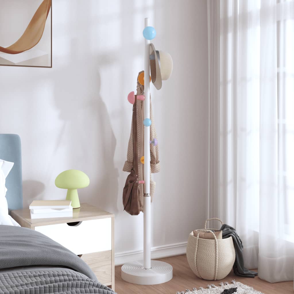 Clothes Rack White 172 cm Powder-Coated Iron
