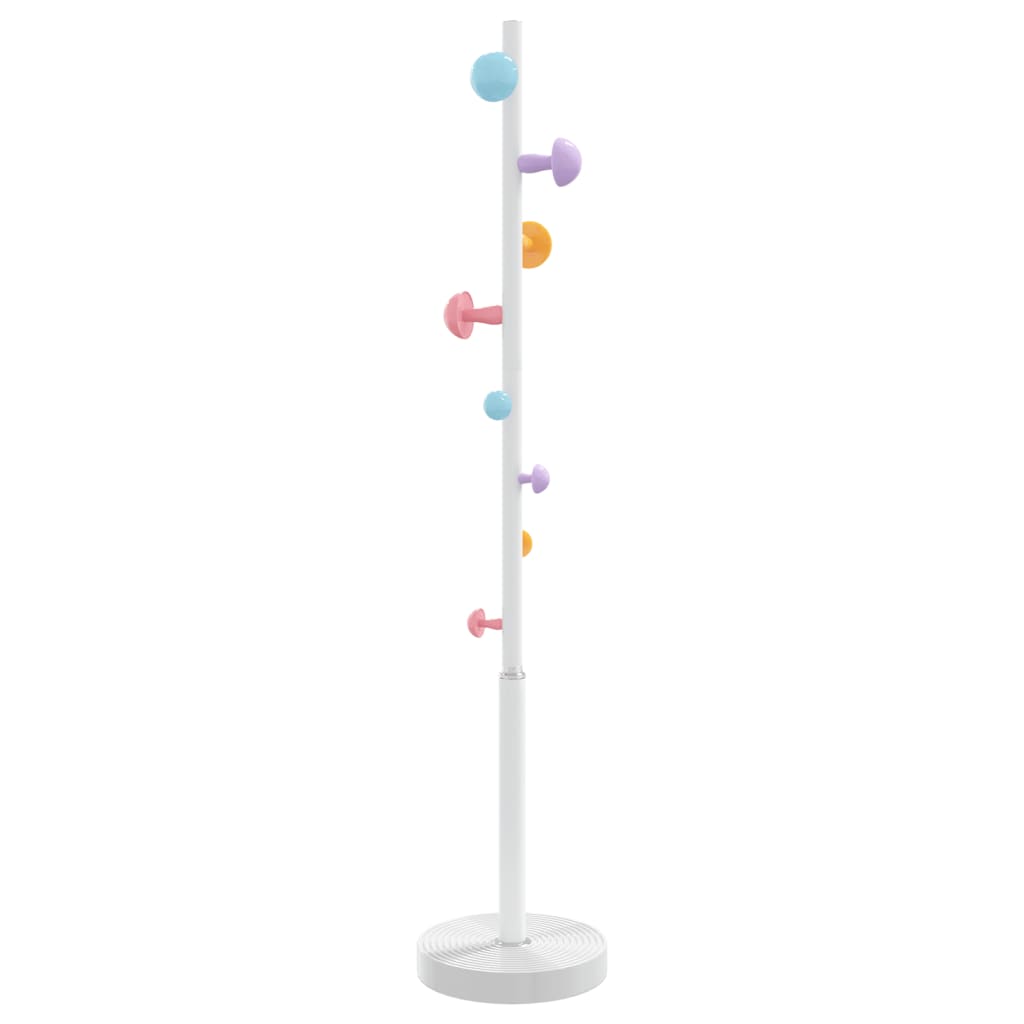 Clothes Rack White 172 cm Powder-Coated Iron