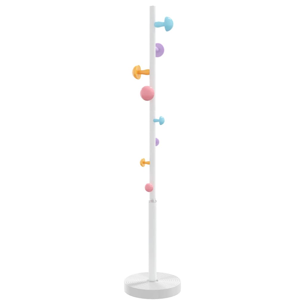 Clothes Rack White 172 cm Powder-Coated Iron