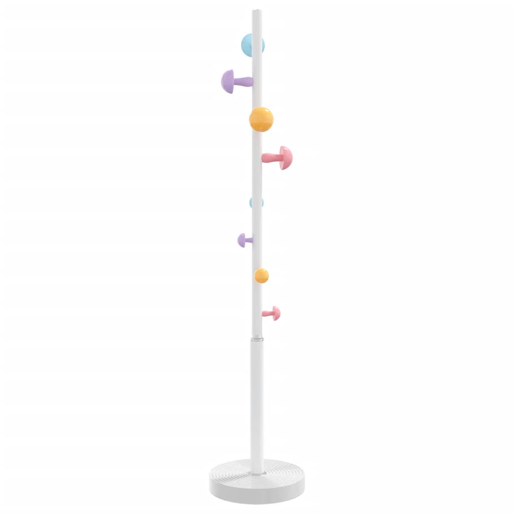 Clothes Rack White 172 cm Powder-Coated Iron