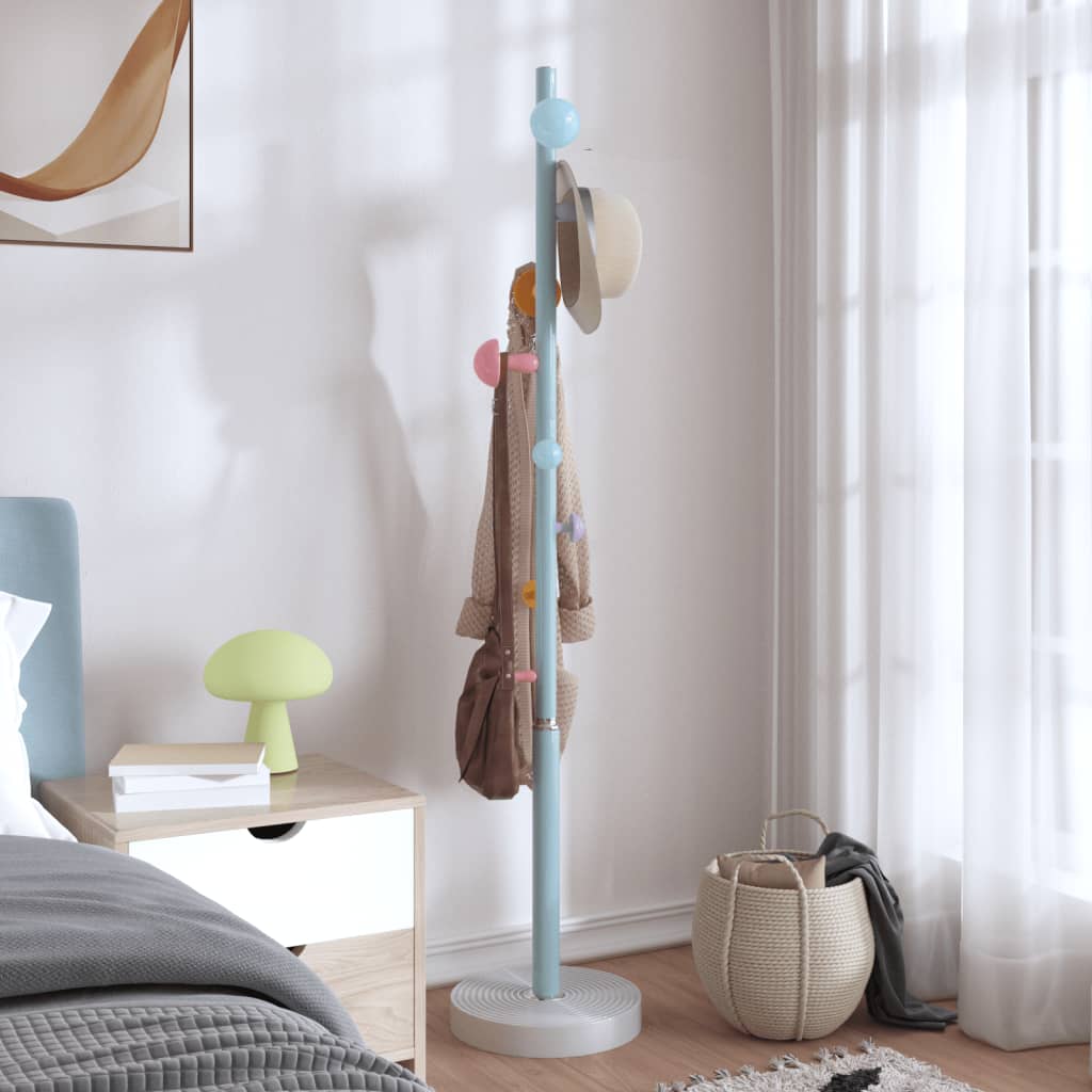 Coat Rack Blue 172 cm Powder-Coated Iron