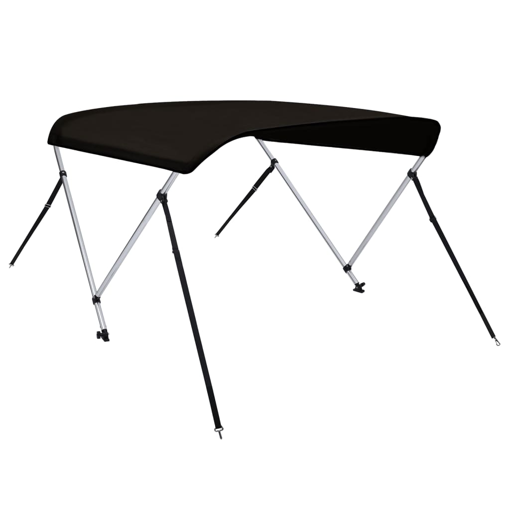 Bimini 2 arceaux noir 150x120x110 cm
