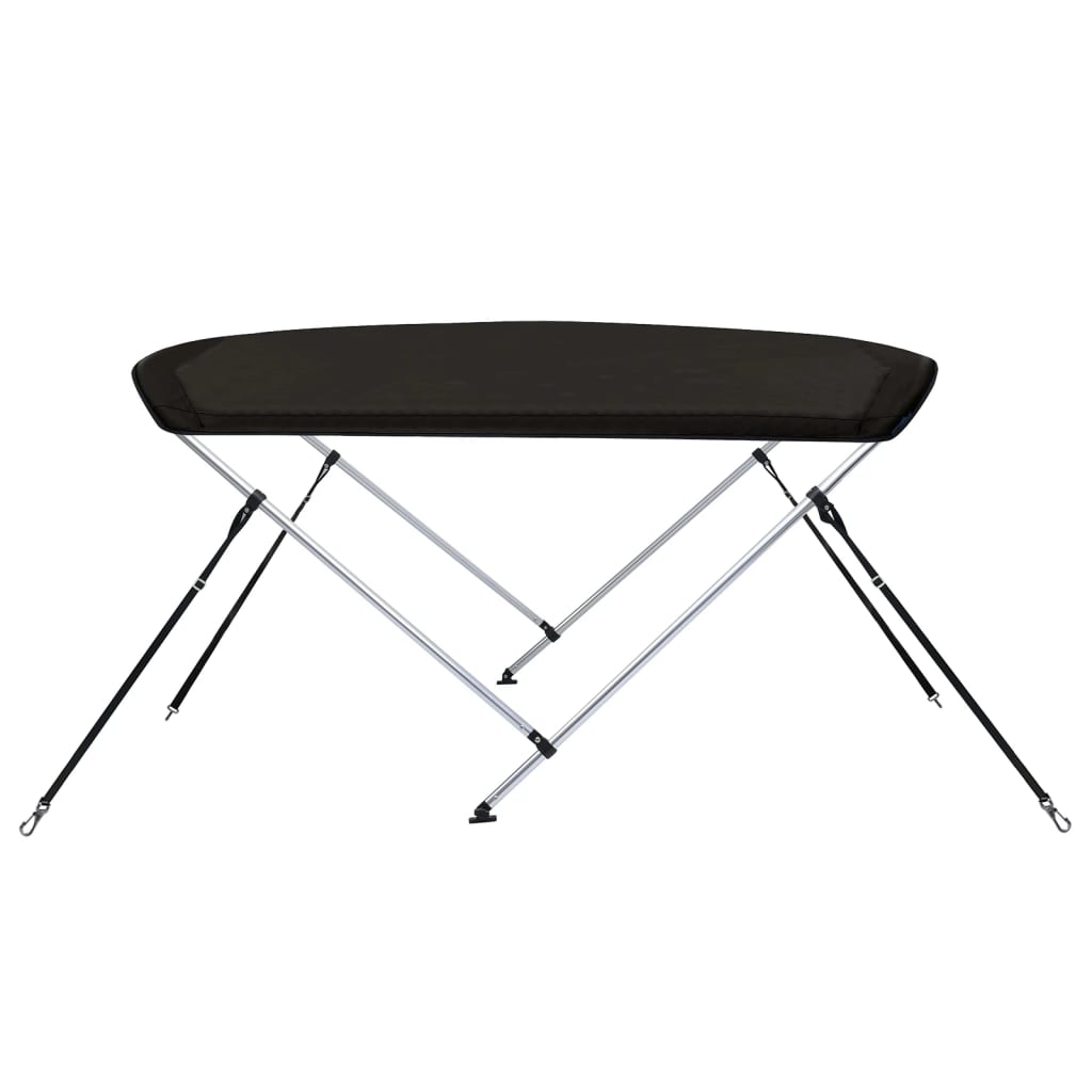 Bimini 2 arceaux noir 150x120x110 cm