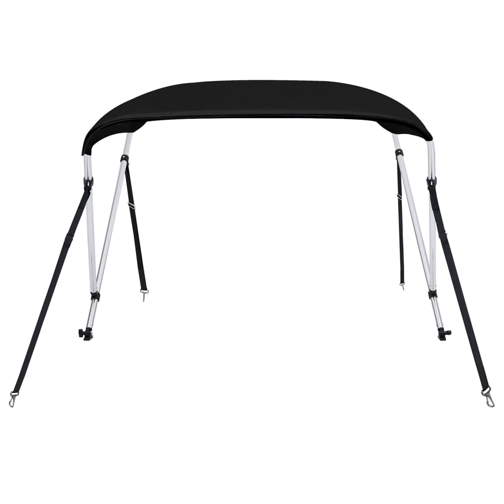 Bimini 2 arceaux noir 180x130x110 cm