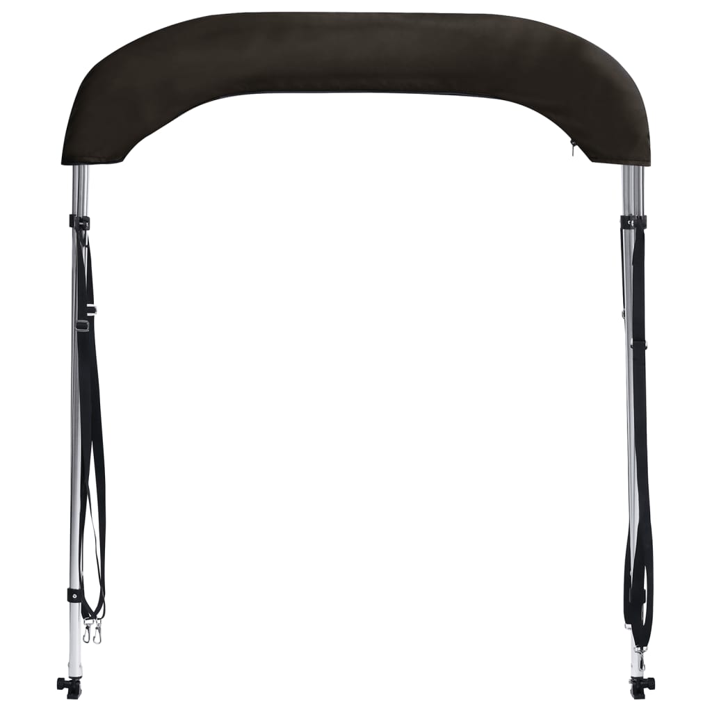 Bimini 2 arceaux noir 180x130x110 cm