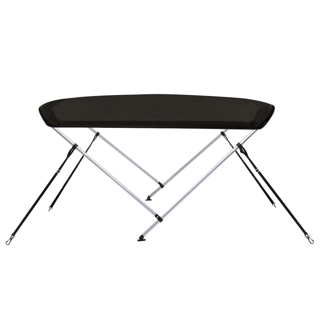 Bimini 2 arceaux noir 180x130x110 cm