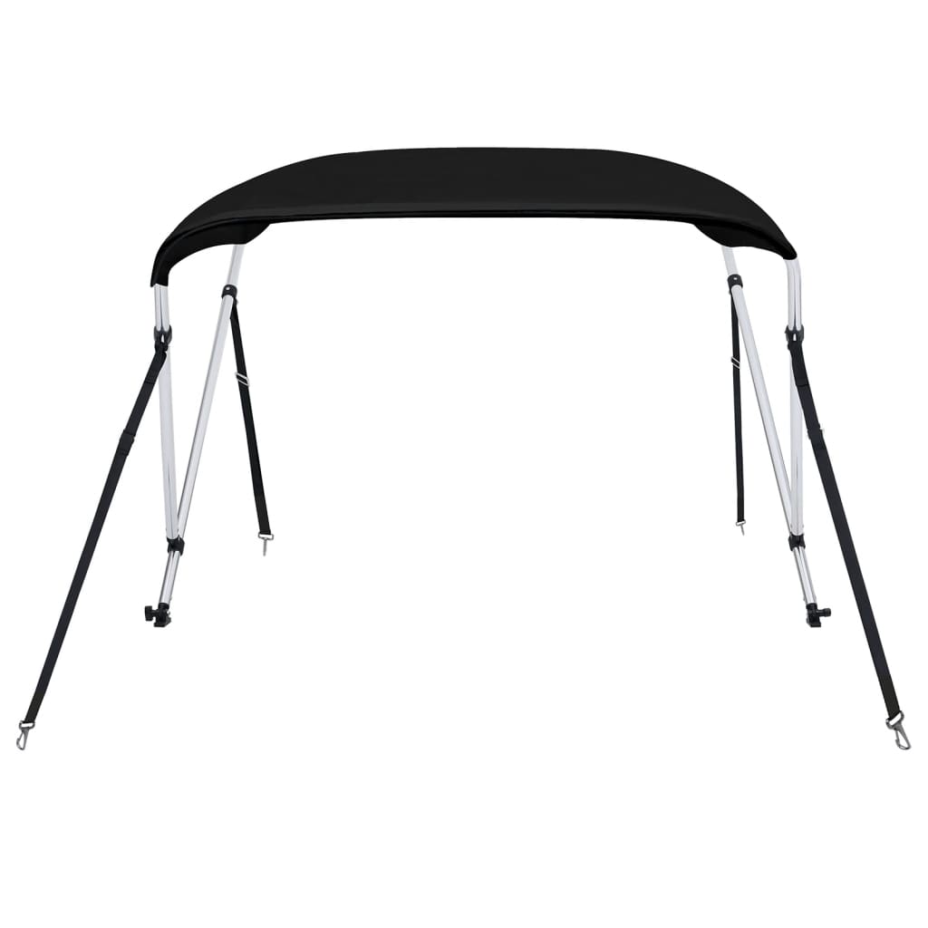 Bimini 2 arceaux noir 180x150x110 cm
