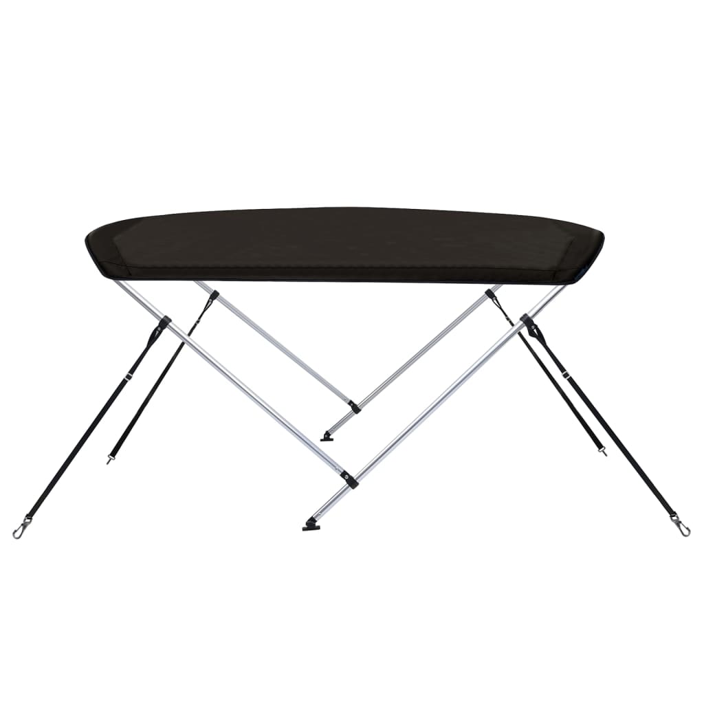 Bimini 2 arceaux noir 180x150x110 cm