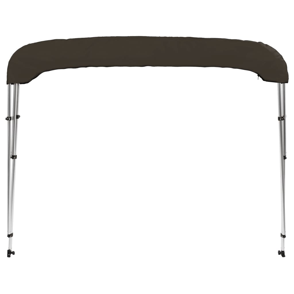 3-Bow Bimini Top Black 183x196x137 cm