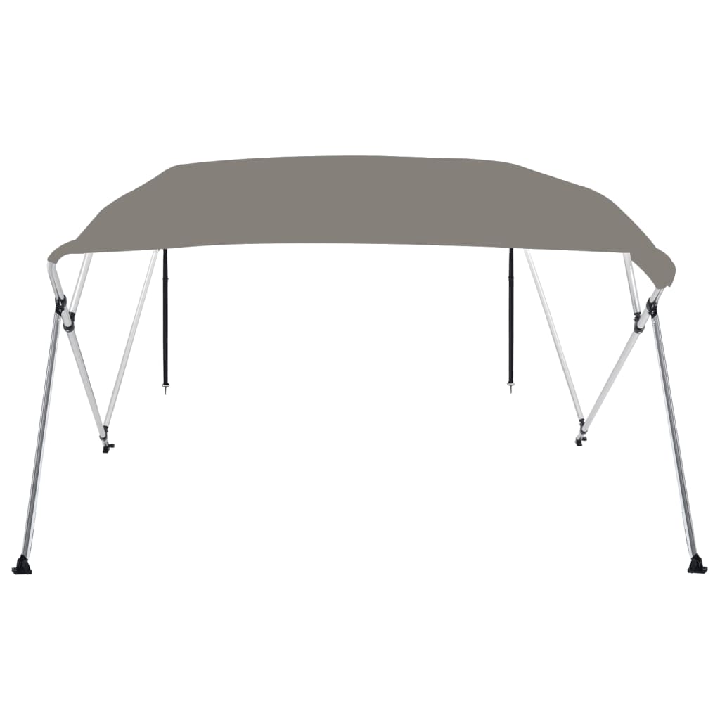 4-Bow Bimini-Top Grau 243x244x137 cm