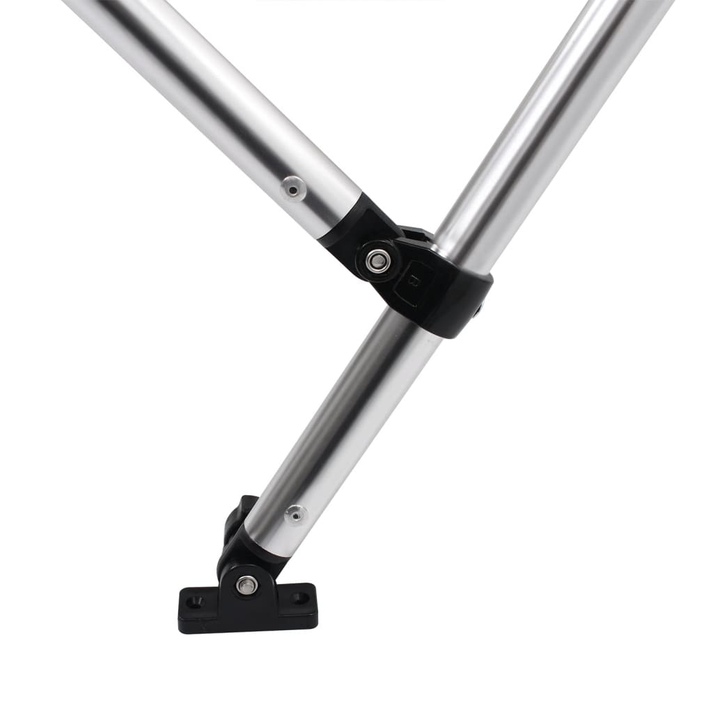 4-Bow Bimini-Top Grau 243x244x137 cm