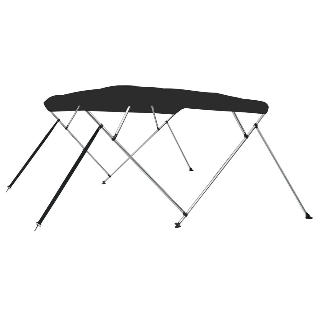 Bimini-top 4 arceaux noir 243x180x137 cm