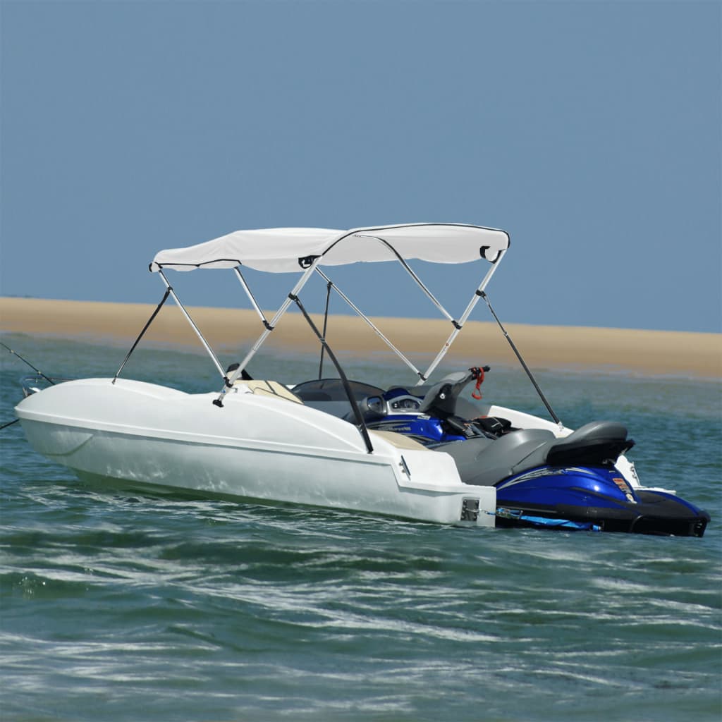 Bimini-Top 3 arceaux avec panneaux latéraux 183x(154-167)x137 cm