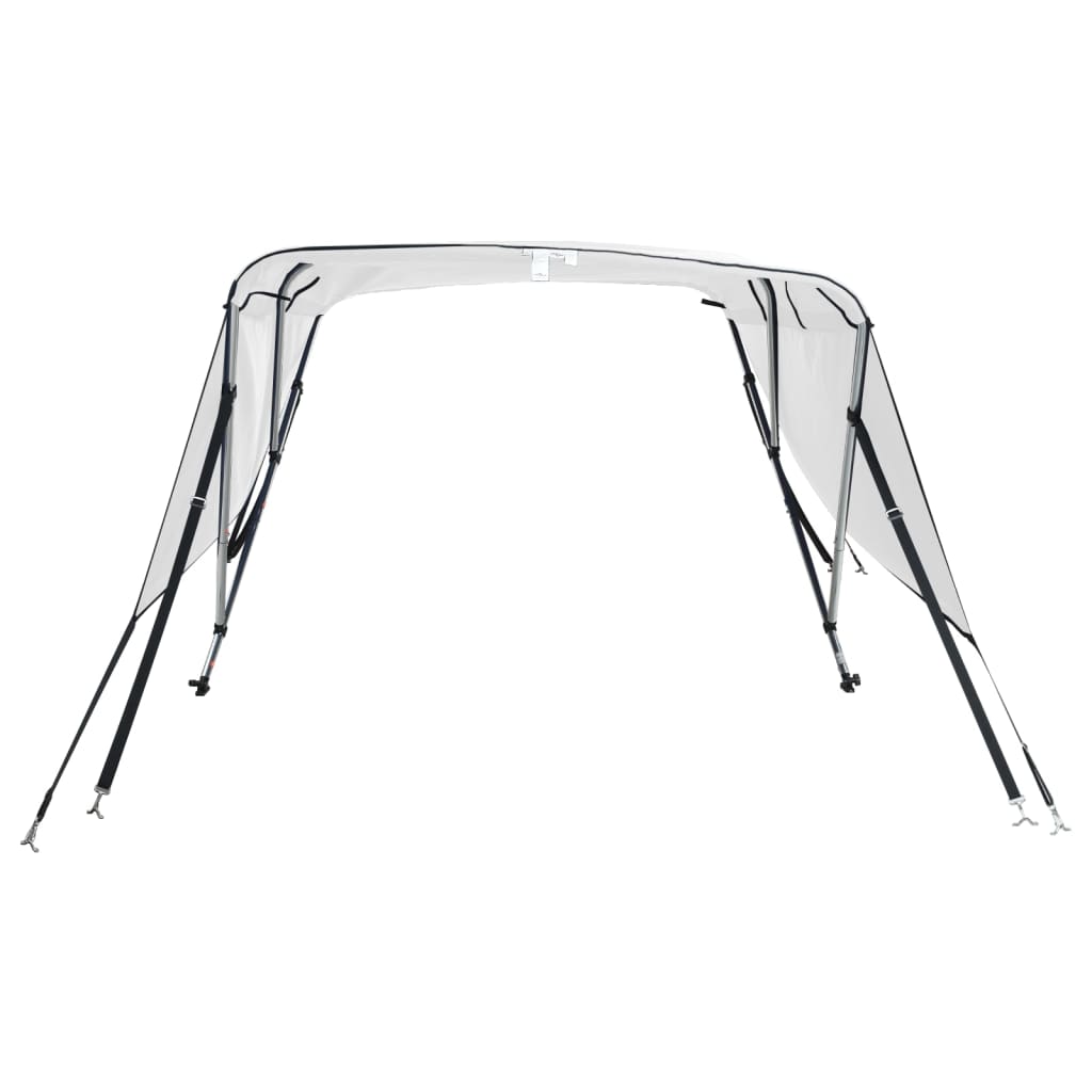 Bimini-top 3 arceaux avec panneaux latéraux 183x(185-198)x137 cm