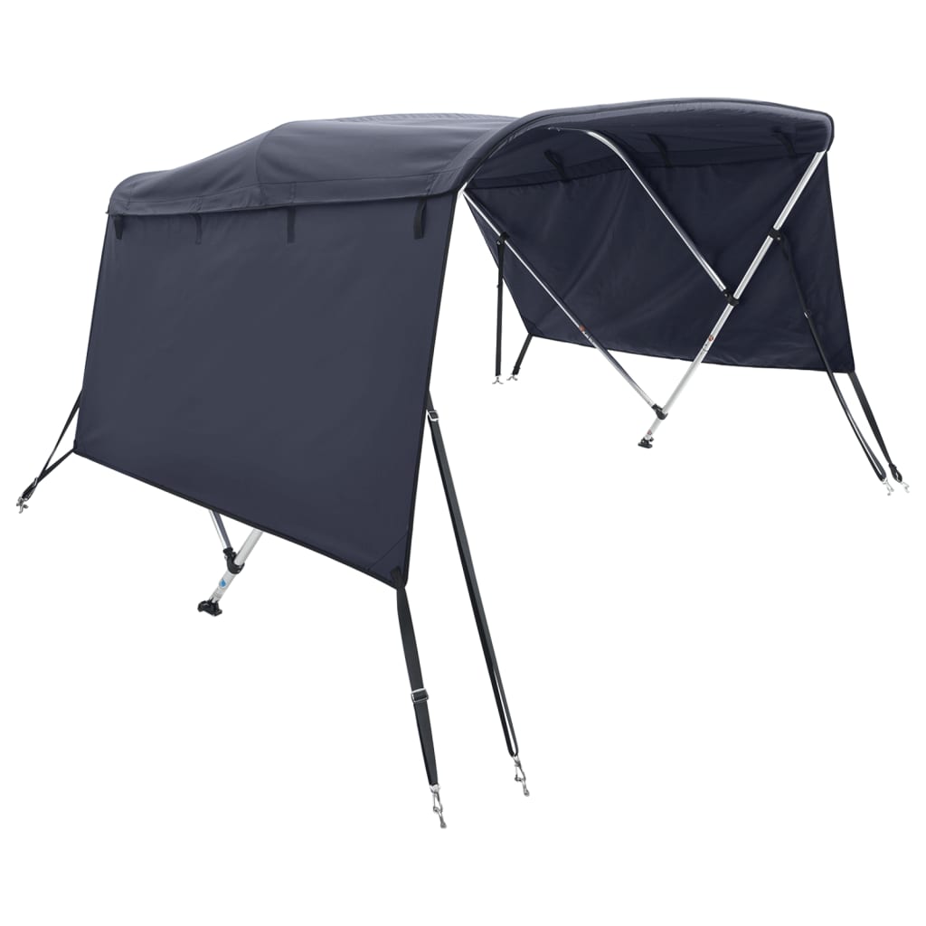 3-Bow Bimini-Top mit Seitenteilen 183x(137-152)x137 cm