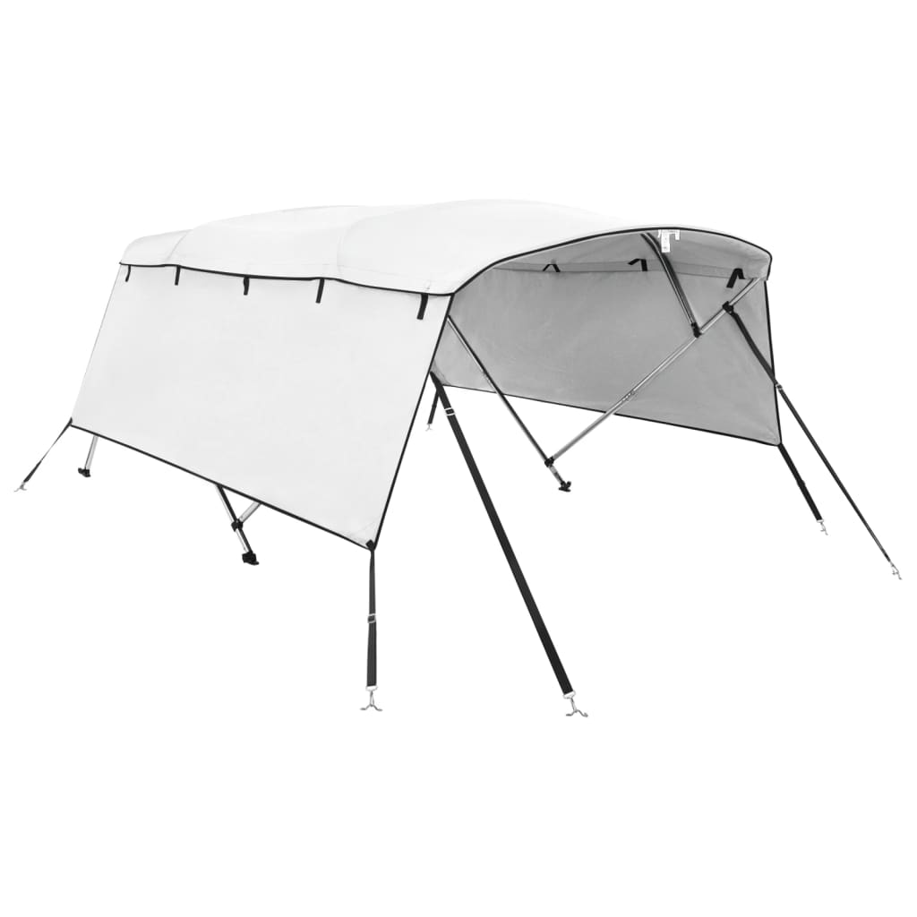Capote de soleil 4 arceaux avec parois latérales 243x(170-182)x137 cm