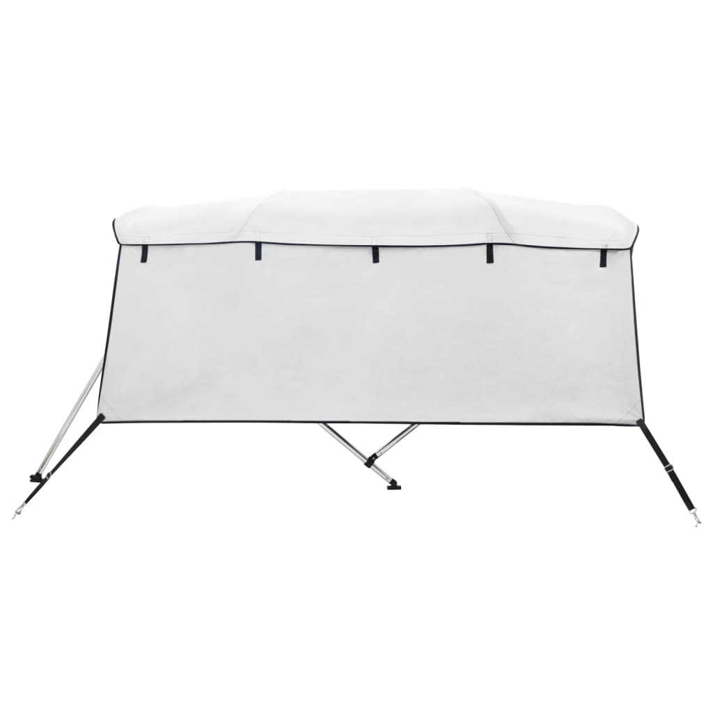 Capote de soleil 4 arceaux avec parois latérales 243x(170-182)x137 cm