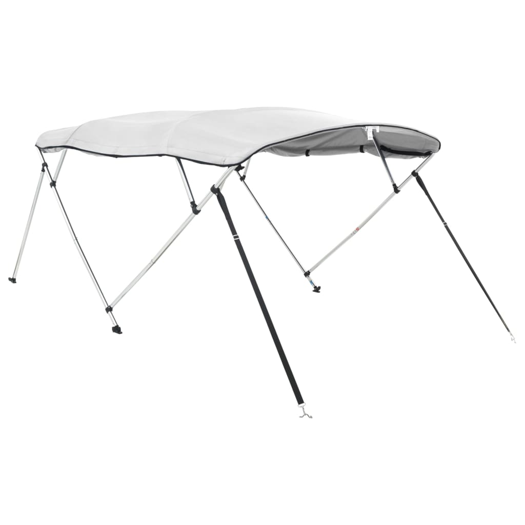 4-Bow Bimini Top with Side Panels 243x(230-244)x137 cm