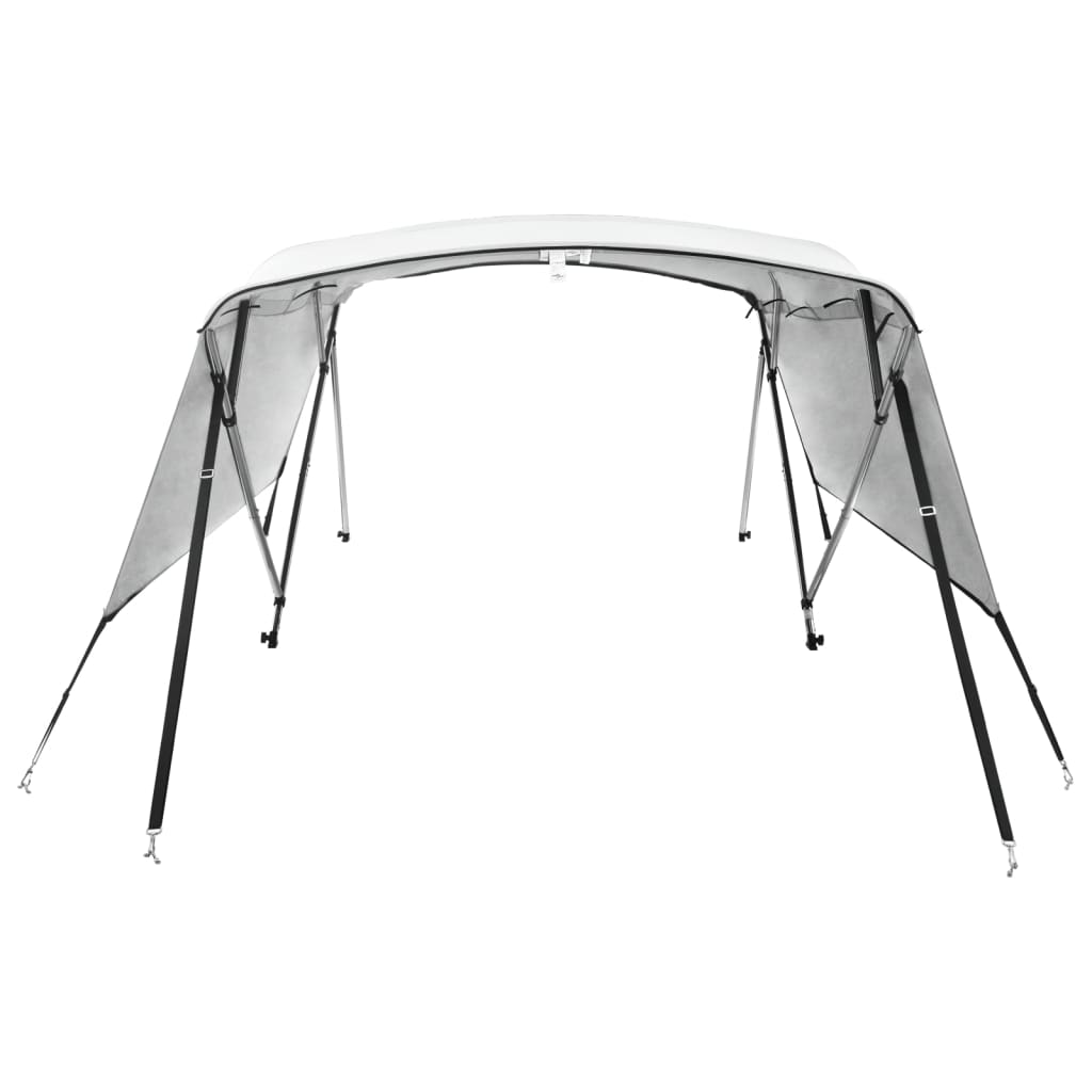 4-Bow Bimini Top with Side Panels 243x(230-244)x137 cm