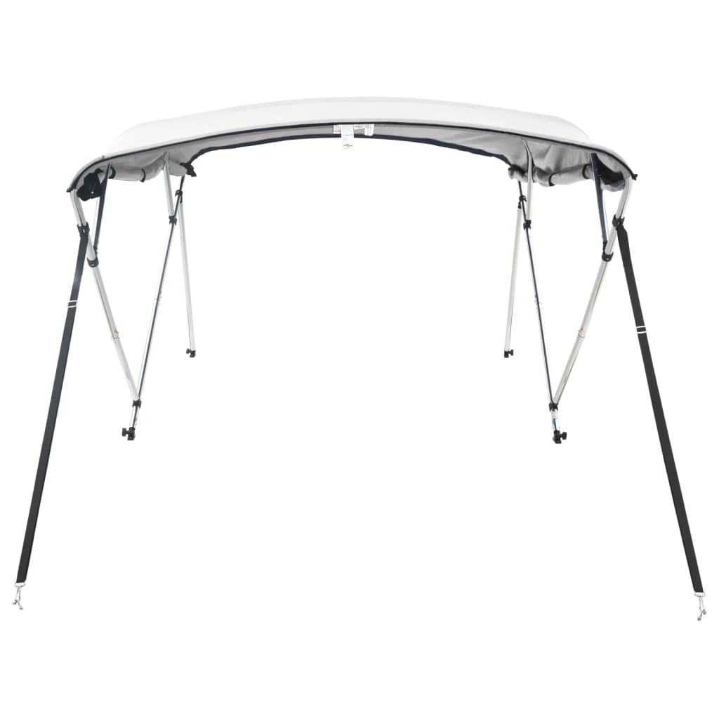 4-Bow Bimini Top with Side Panels 243x(230-244)x137 cm