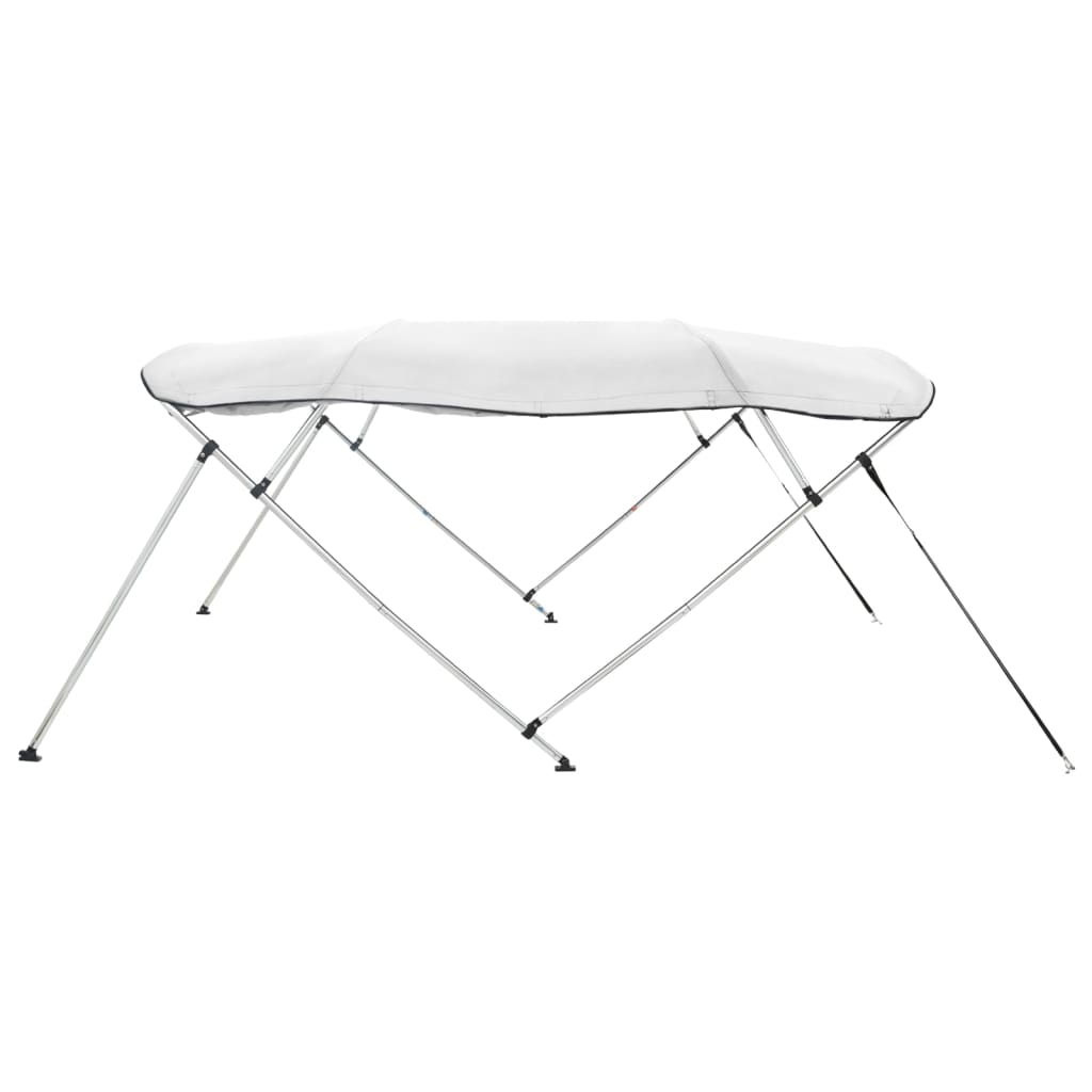 4-Bow Bimini Top with Side Panels 243x(230-244)x137 cm