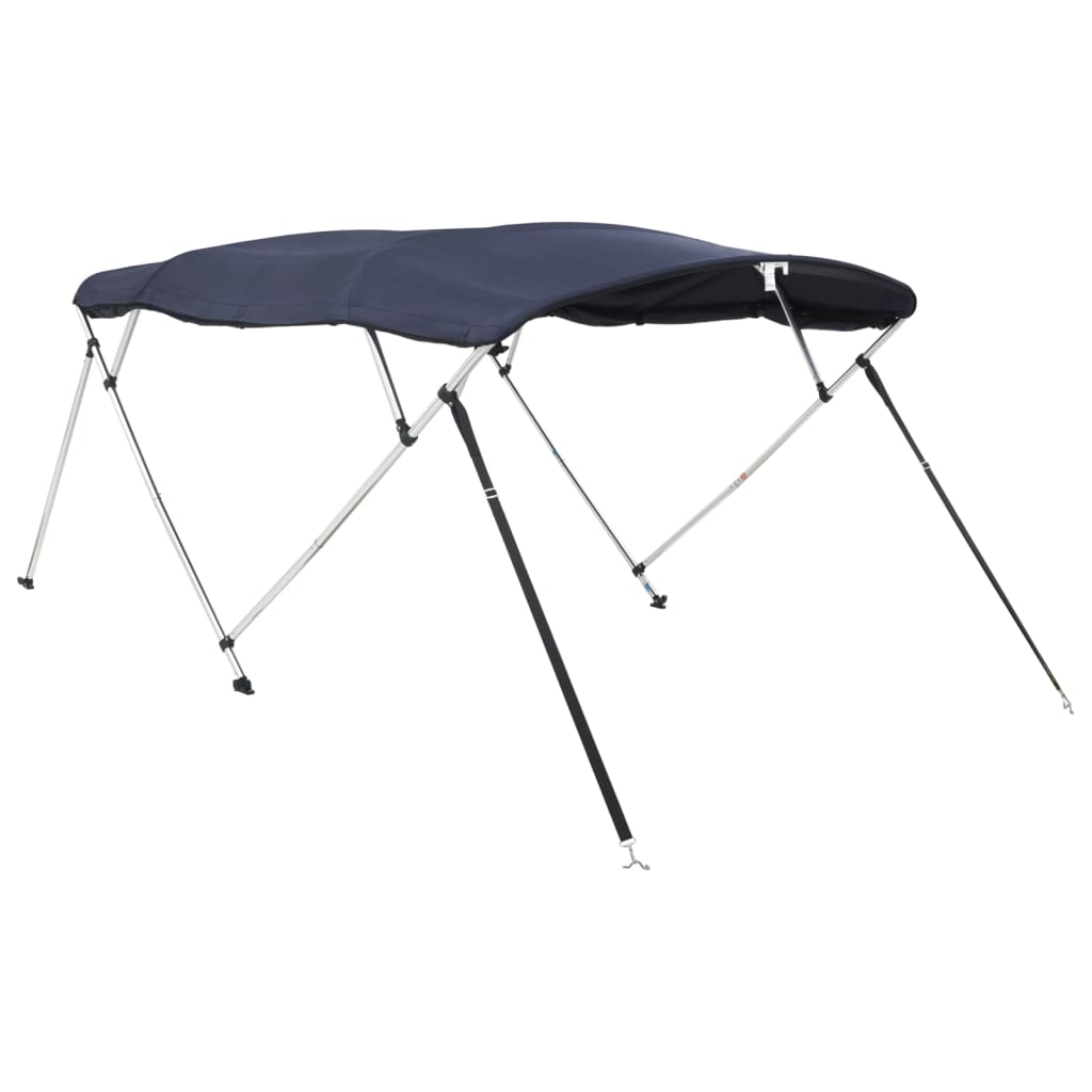 Bimini top 4 arceaux avec parois latérales 243x(200-213)x137 cm
