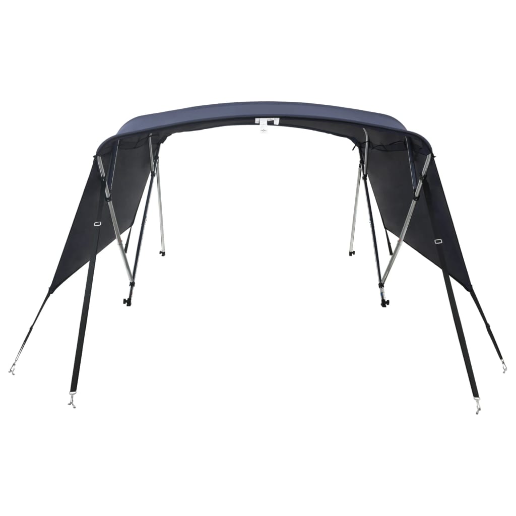 Bimini top 4 arceaux avec parois latérales 243x(200-213)x137 cm