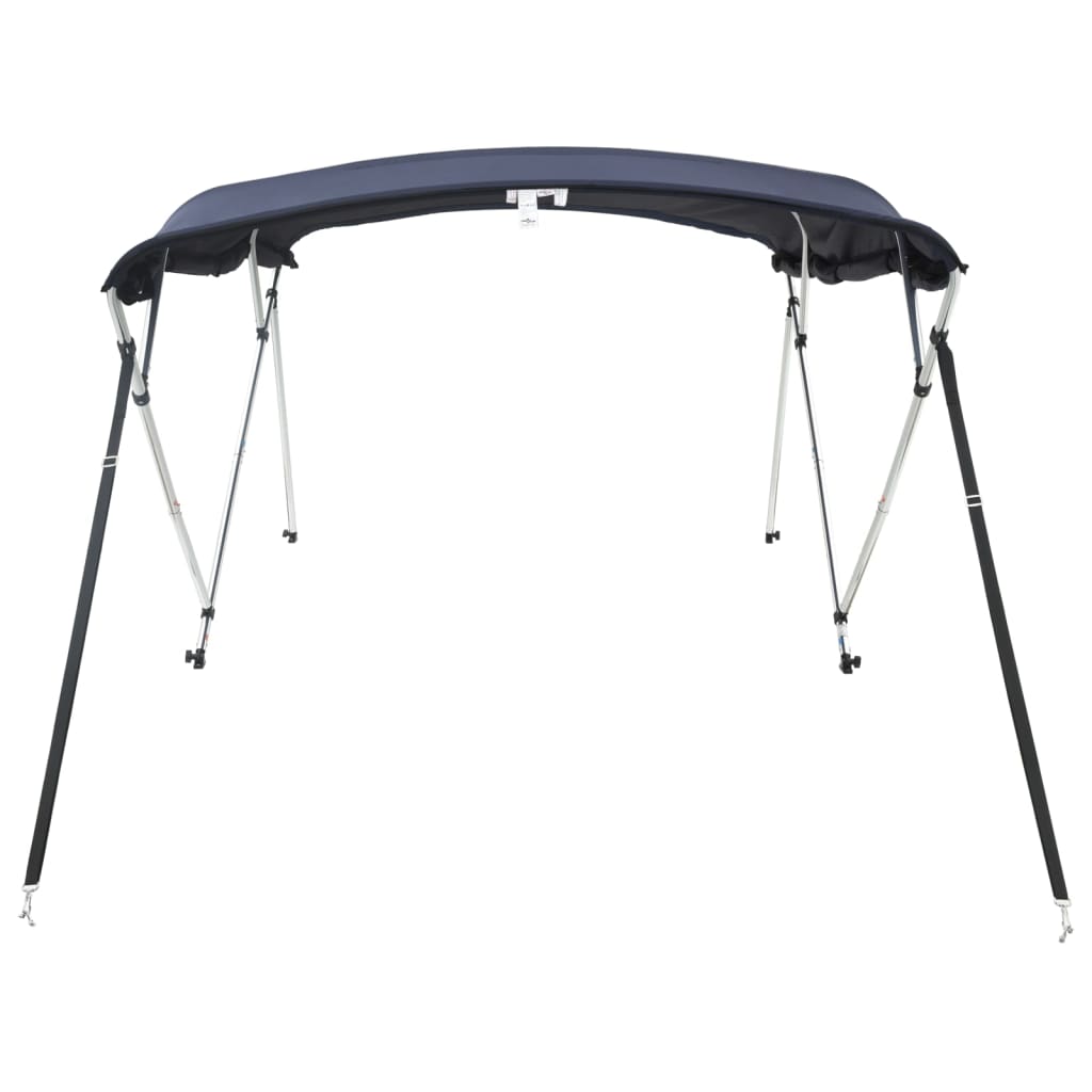Bimini top 4 arceaux avec parois latérales 243x(200-213)x137 cm