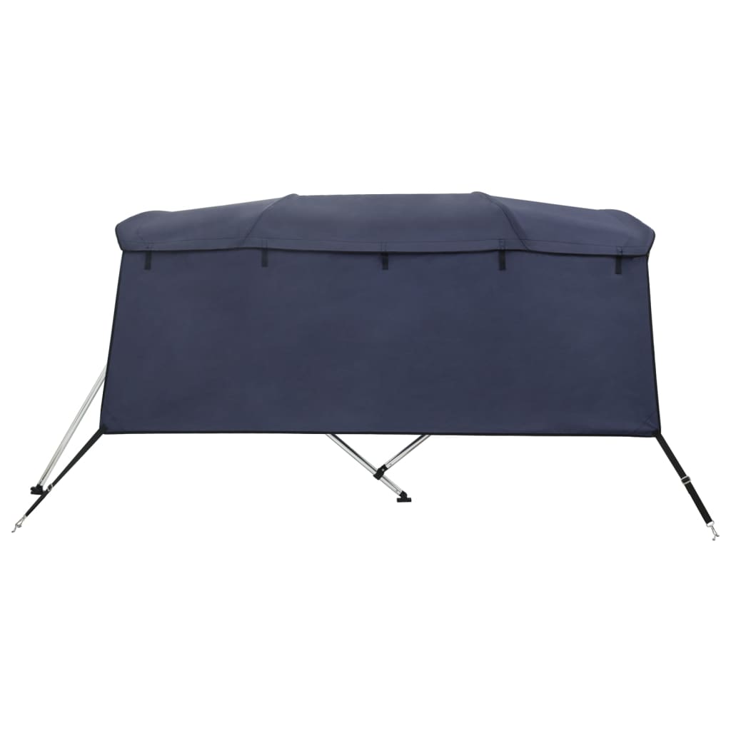 Bimini top 4 arceaux avec parois latérales 243x(200-213)x137 cm