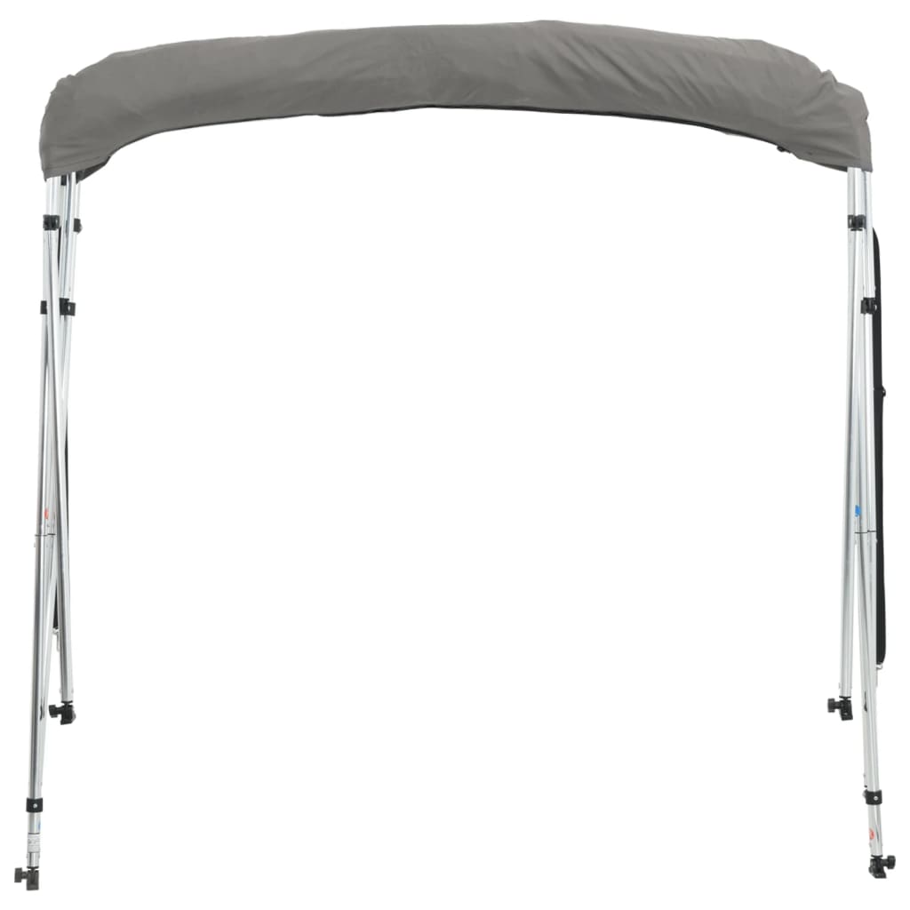 Capote bimini 4 arceaux avec parois latérales 243x(185-198)x137 cm