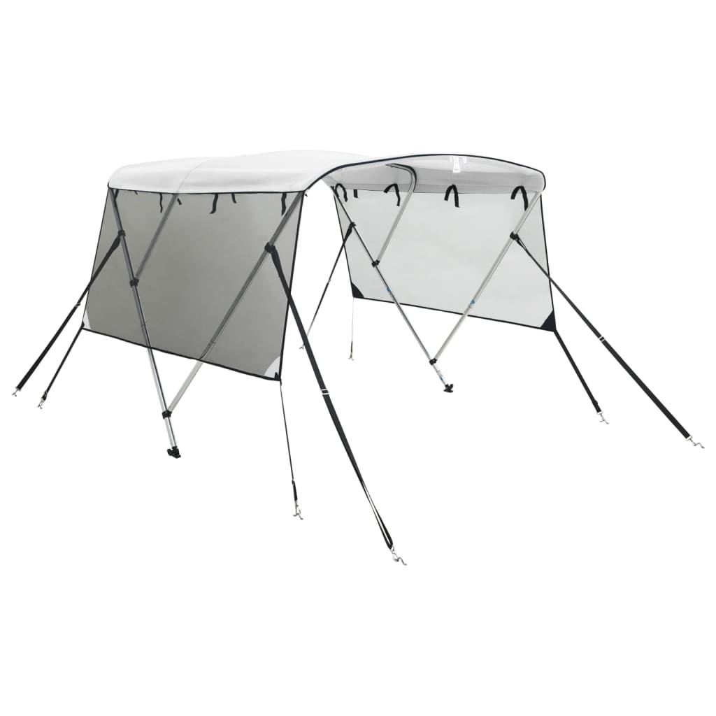 Bimini top 3 arceaux avec parois latérales en maille 183x(137-152)x137 cm