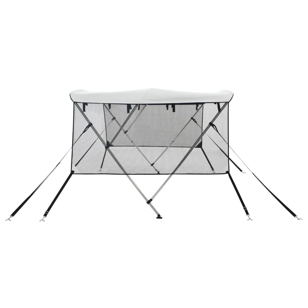 Bimini top 3 arceaux avec parois latérales en maille 183x(137-152)x137 cm