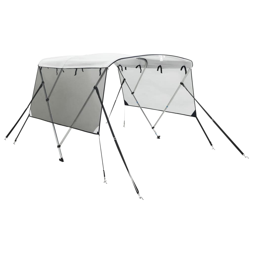Bimini 3 arceaux avec panneaux latéraux en maille 183x(170-182)x137 cm