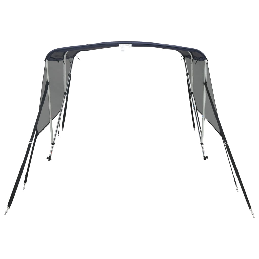 Bimini-top 3 arceaux avec côtés en maille 183x(154-167)x137 cm