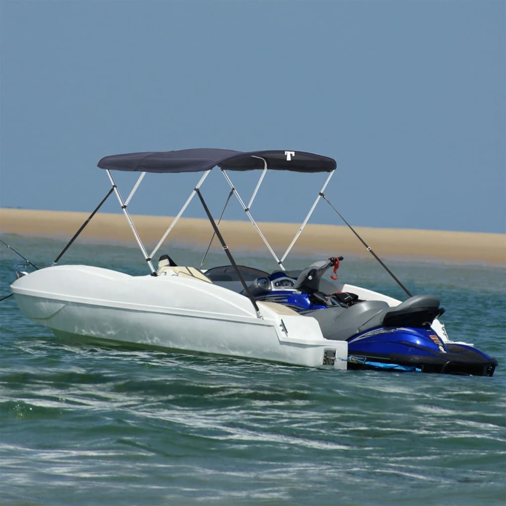 3-Bow Bimini-Top mit Mesh-Seitenteilen 183x(170-182)x137 cm