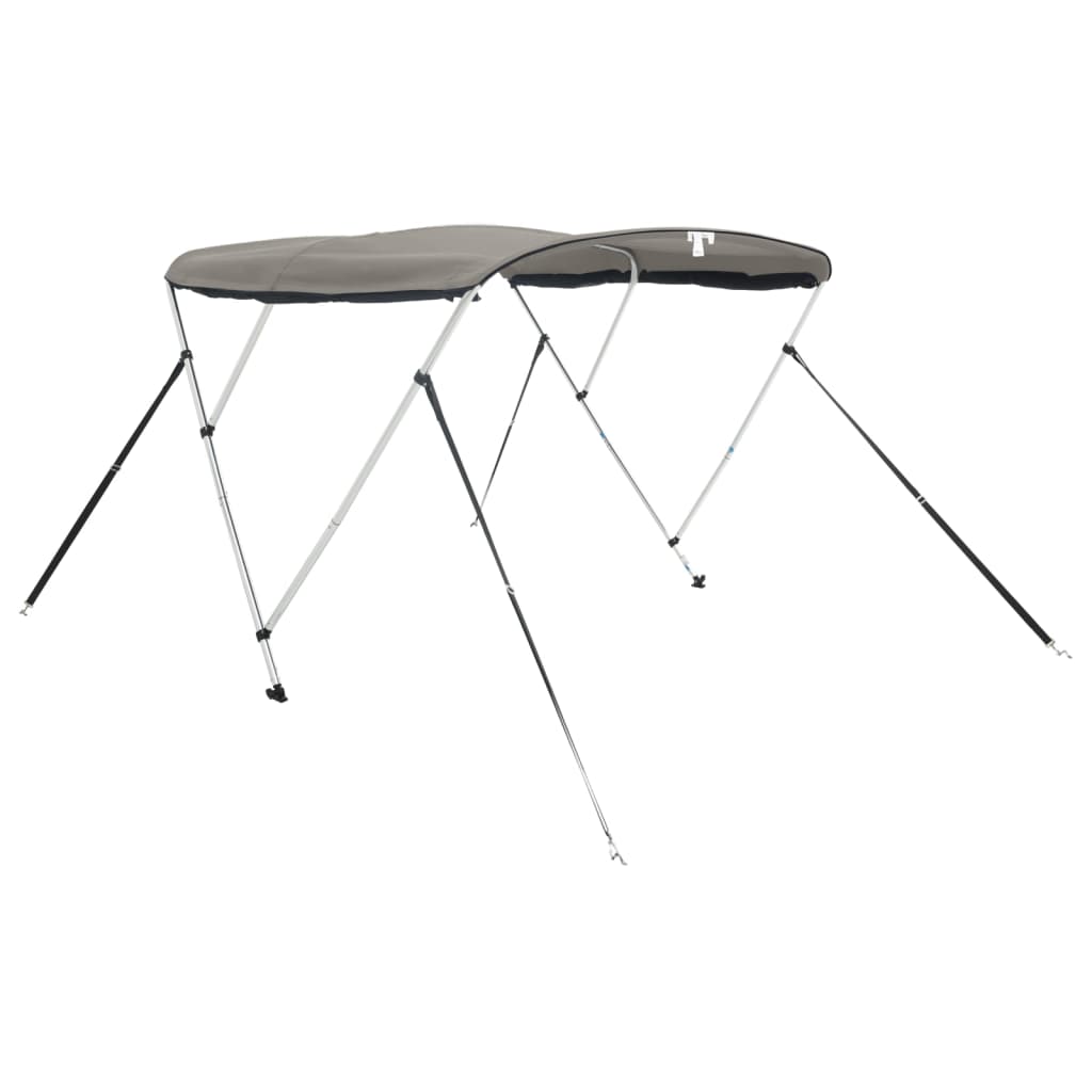 Bimini-top 3 arceaux avec parois latérales en maille 183x(170-182)x137 cm