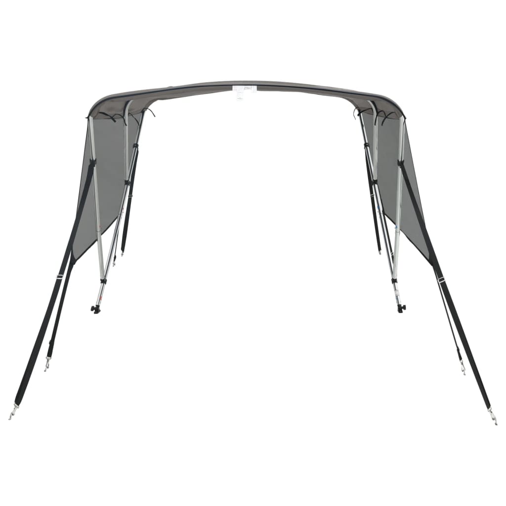Bimini-top 3 arceaux avec parois latérales en maille 183x(170-182)x137 cm