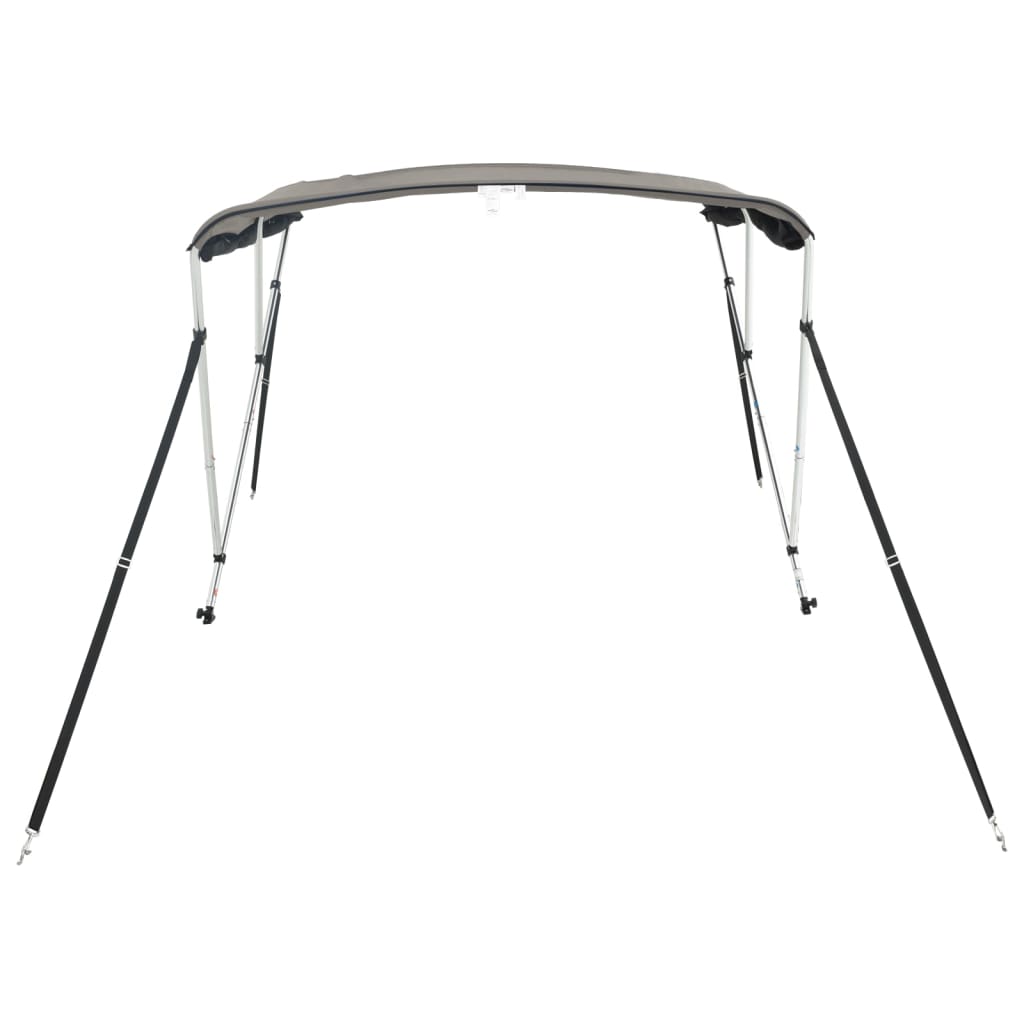 Bimini-top 3 arceaux avec parois latérales en maille 183x(170-182)x137 cm