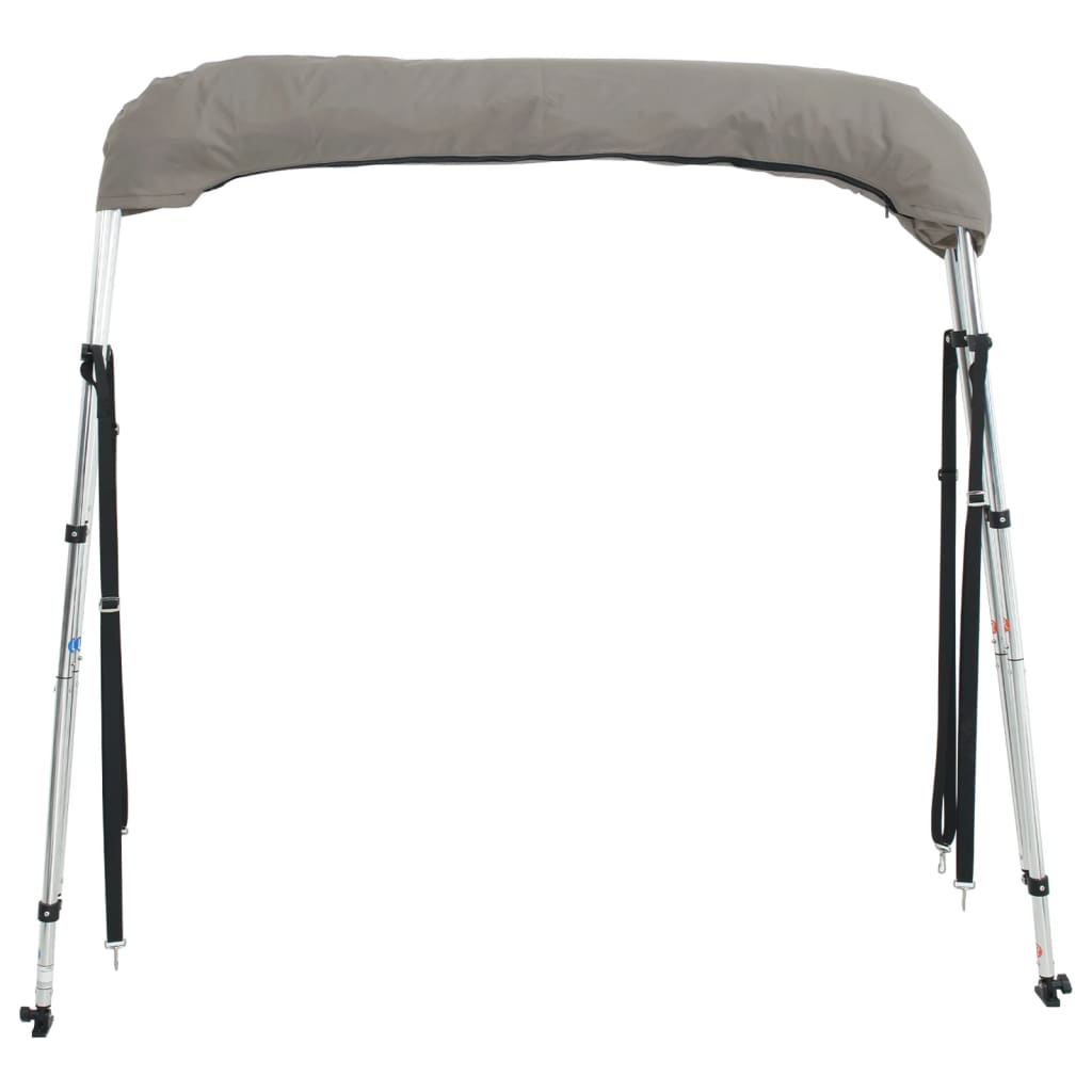 Bimini-top 3 arceaux avec parois latérales en maille 183x(170-182)x137 cm