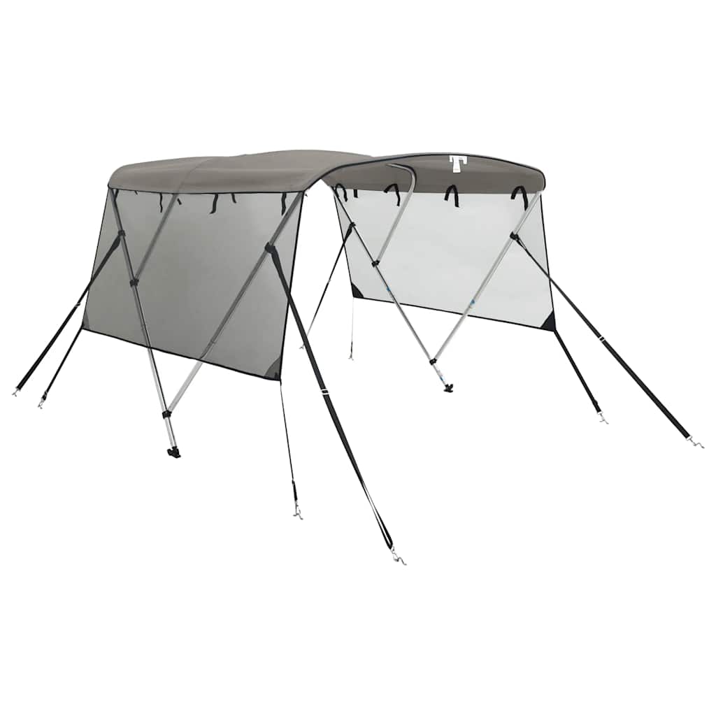3-Bow Bimini-Top mit Mesh-Seitenteilen 183x(185-198)x137 cm