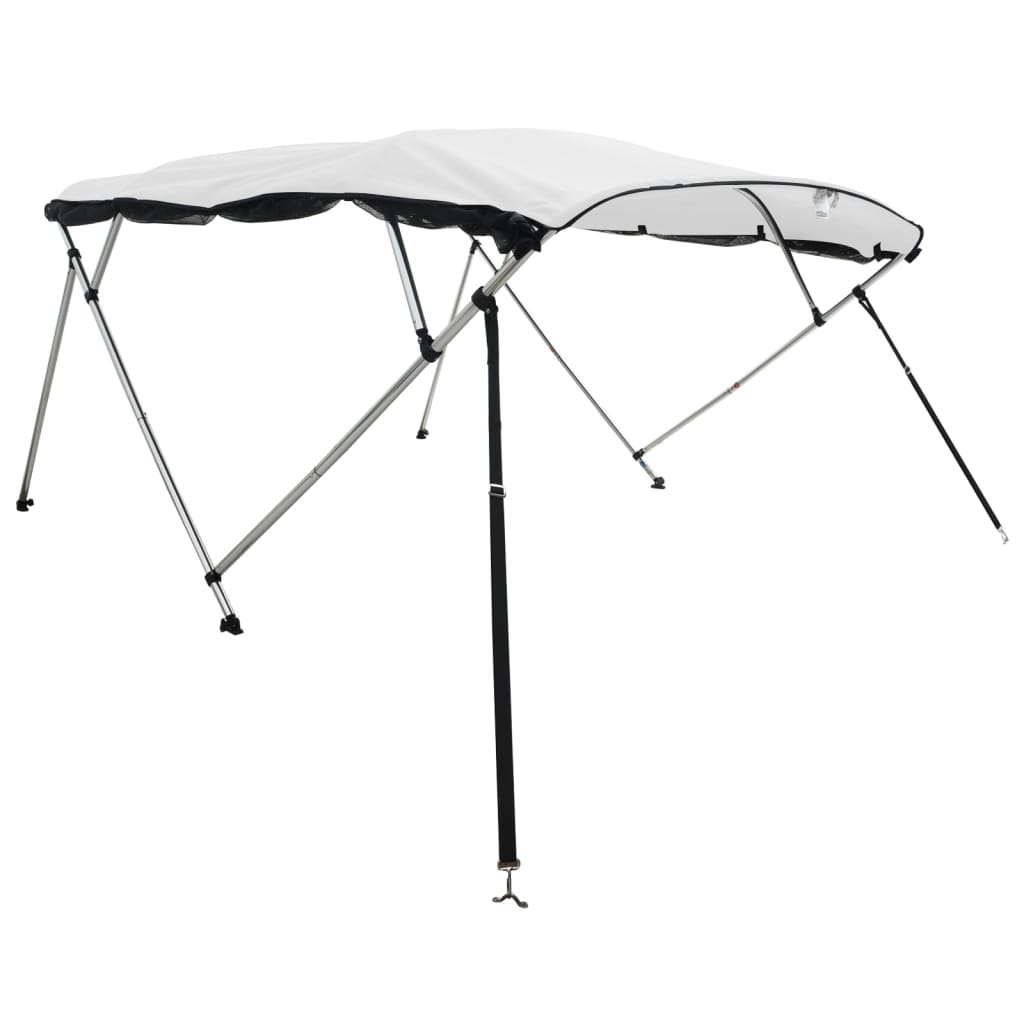 Bimini 4 arceaux avec parois latérales en maille 243x(200-213)x137 cm