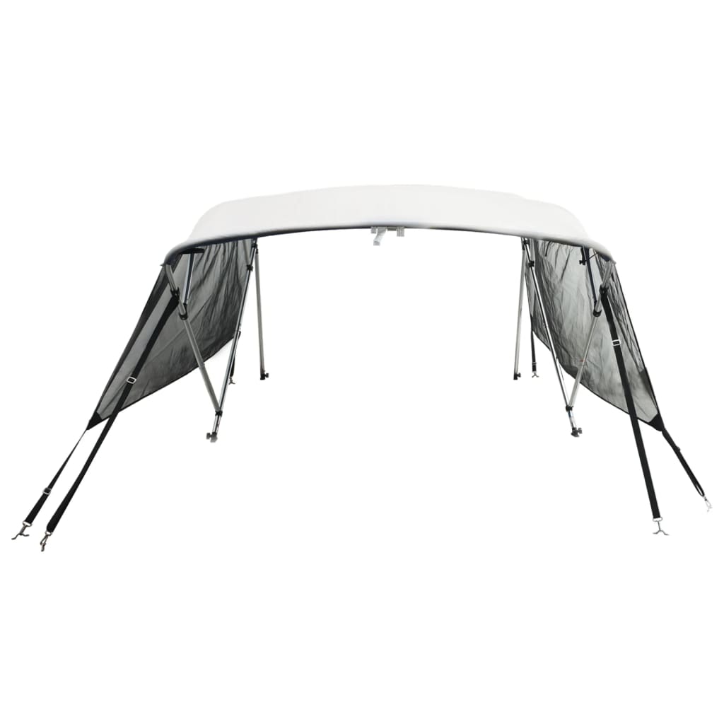 Bimini 4 arceaux avec parois latérales en maille 243x(200-213)x137 cm
