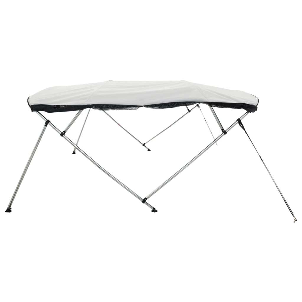 Bimini 4 arceaux avec parois latérales en maille 243x(200-213)x137 cm