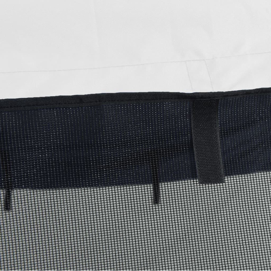 Bimini 4 arceaux avec parois latérales en maille 243x(200-213)x137 cm
