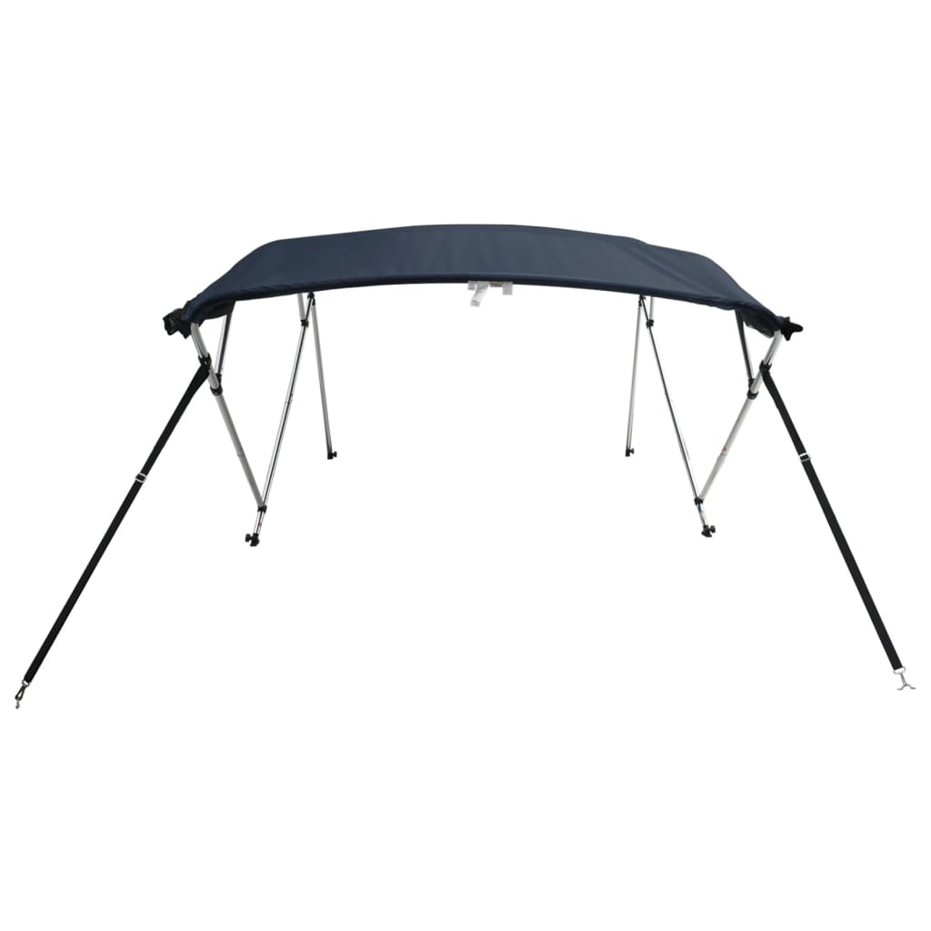 Bimini-top 4 arceaux avec parois latérales en maille 243x(170-182)x137 cm